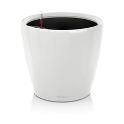 Lechuza - Vaso da interno e esterno classico Premium ls 21 cm - Bianco Lucido - Bianco Lucido