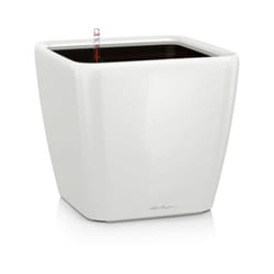 Vaso da interno e esterno quadro Premium ls 28 cm - Bianco Lucido - Bianco Lucido