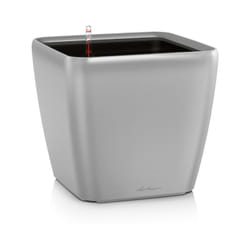 Vaso da interno e esterno quadro Premium ls 50 cm - Argento Metallizzato - Argento Metallizzato