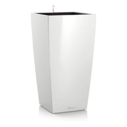 Vaso da interno e esterno CUBICO Premium 30 cm - Bianco Lucido