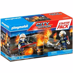 Playmobil City Action Starter Pack Esercitazione dei pompieri, Auto e città, 4 anno/i, Multicolore, Plastica