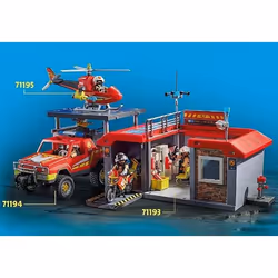 Playmobil City Action Take Along Fire Station - Vista aggiuntiva 5