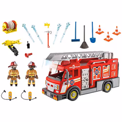 Playmobil City Action Fire Truck with Flashing Lights