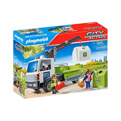 Playmobil City Action Altglas-LKW mit Container, 4 anno/i, Multicolore