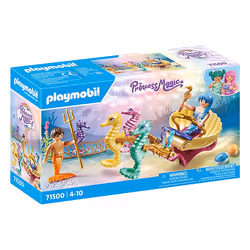 Playmobil Meeresbewohner mit Seepferdchenkutsche, Azione/Avventura, 4 anno/i, Multicolore