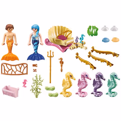Playmobil Meeresbewohner mit Seepferdchenkutsche
