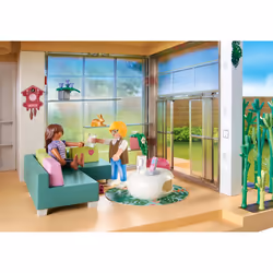 Playmobil My Life Living House with winter garden - Vista aggiuntiva 5