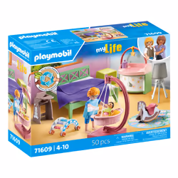 Playmobil My Life Cameretta del neonato, Casa, My Life, 4 anno/i, Multicolore, Plastica