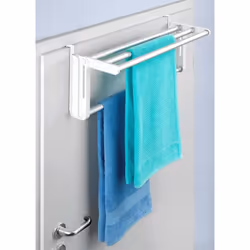 WENKO 3704500 Porta asciugamano Montabile a parete Bianco - Vista aggiuntiva 5