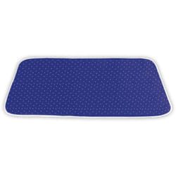 WENKO 1201733500 Dampf-Bügeldecke, Cotone, Blu, 130x65 cm