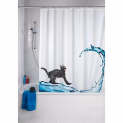 WENKO 20052500 tenda per doccia Poliestere Multicolore