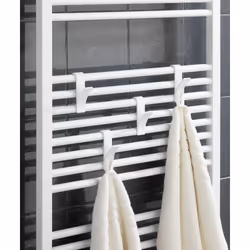 WENKO 4468160100 gancio di stoccaggio domestico Interno Gancio per asciugamano Bianco 2 pz - Vista aggiuntiva 4