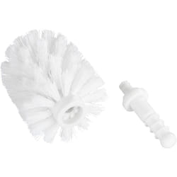 Scopino wc con adattatore bianco Wenko