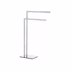 Con le sue chiare linee in cromo lucido, la serie da bagno Recco si distingue per l'eleganza puristica. Il portasalviette e p ...