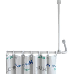 Wenko - Supporto a soffitto per asta doccia telescopica