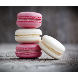 Pannello paraschizzi per cucina Macarons, in vetro temperato, 60x50 cm, multicolore - Wenko