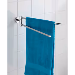 WENKO 20213100 Porta asciugamano Montabile a parete Argento - Vista aggiuntiva 4