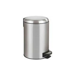 Wenko - Portarifiuti a pedale Leman Easy-Close acciaio inox
