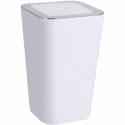 L'elegante portarifiuti della serie da bagno Candy di colore bianco conquista per il suo aspetto raffinato. Il portarifiuti c ...