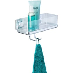 Wenko - Vacuum-Loc® portaoggetti con gancio in acciaio inox Quadro