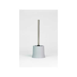 Wenko - Portascopino per wc Basic grigio - Portascopino wc, Polipropilene, 14 x 38 x 14 cm, Grigio