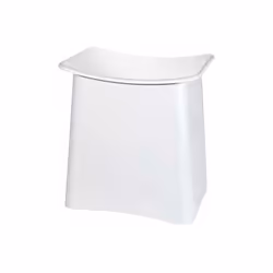 Il poggiapiedi cesto per la biancheria da bagno e il baule per la biancheria di tendenza Wing sono realizzati in robusto plas ...
