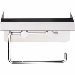 Il prezioso portarotolo 2 in 1 si inserisce nell'arredamento in modo decorativo grazie al suo elegante design e porta un tocc ...