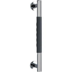 Wenko - Maniglione di sicurezza Secura in acciaio inox, 40,5 cm