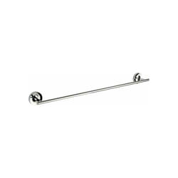 Portasciugamani da parete per bagno Uno Arcole, Barra portasciugamani con fissaggio Power-Loc® senza foratura, Acciaio inossidabile, 66x5,8x7,5 cm,