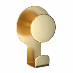 WENKO 24445100 gancio di stoccaggio domestico Interno Gancio universale Oro 1 pz