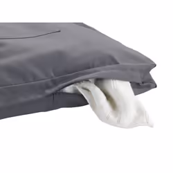 WENKO Canguro porta biancheria 65 L Cotone, Acciaio inox Grigio, Argento - Vista aggiuntiva 4