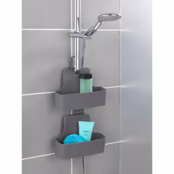 WENKO 23982100 mensola a muro per bagno Poliuretano, Cloruro di polivinile (PVC)