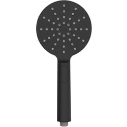Wenko - Soffione doccia, 3 getti, Design nero