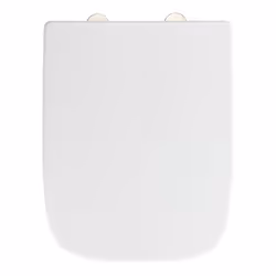 WENKO 24334100, Allungato, Coperchio rigido da WC, Bianco, Duroplast, 2,6 kg, 37 cm