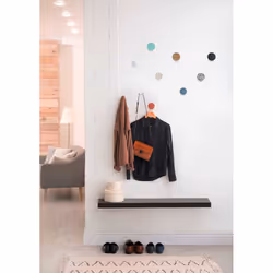 WENKO 24438100 gancio di stoccaggio domestico Interno Gancio universale Bianco 1 pz