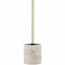 La serie di accessori per il bagno Odos di WENKO, con la sua delicata struttura in marmo bianco e oro, aggiunge un tocco magi ...