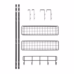 WENKO 54112100 organizzatore per conservazione da appendere Metallo Nero - Vista aggiuntiva 6