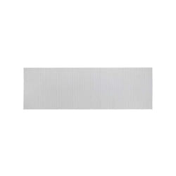 Wenko - Tappetino da bagno in schiuma, antiscivolo, in plastica, 65x200 cm, bianco