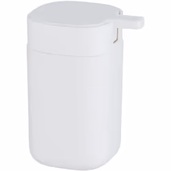 davos Dispenser di sapone biancoopaco. plastica di qualità opaca.