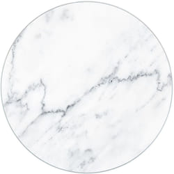 Sottopentola in vetro, design marmo, Vetro, ø20 cm, Grigio - Wenko