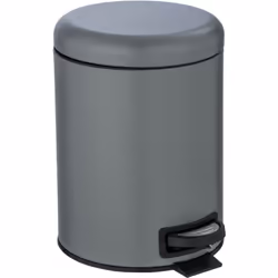 Questo elegante cestino per il bagno con pedale della serie Leman convince per la sua qualità in acciaio. La sua superficie m ...