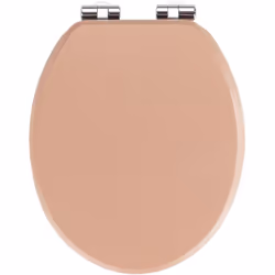 Il sedile WC Cuero Beige in pregiato MDF ha il coperchio dalla forma ovale. Grazie al look beige effetto cuoio. il sedile per ...