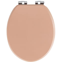 Wenko - wc Seat, Duroplast, marrone, 0 x 46 x 39 cm
