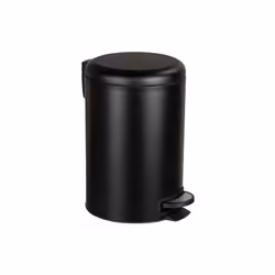 Il fascino industriale si unisce al nero opaco. Il cestino a pedale in stile industriale Leman Easy Close diffonde un design  ...