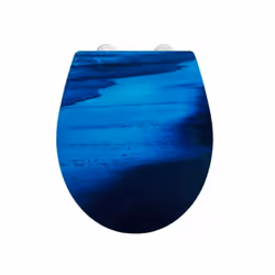 Il sedile del water di alta qualità Deep Sea, realizzato in duroplast antibatterico, si contraddistingue per la sua superfici ...