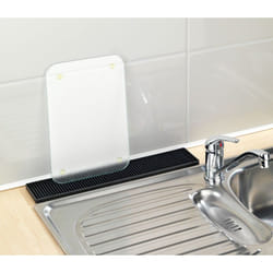 Wenko - Tappetino Slim per asciugare, Tappetino Bar, tappetino per asciugare stoviglie da posizionare dietro il lavello per biberon - vetro, plastica