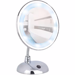 Lo specchio cosmetico da terra Style, con illuminazione a LED, completa il bagno con un accessorio discreto e funzionale. Gra ...