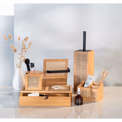 WENKO Allegre Legno Bamboo Organizzatore da bagno - Vista aggiuntiva 7