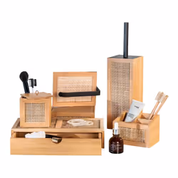 WENKO Allegre Legno Bamboo Organizzatore da bagno - Vista aggiuntiva 8