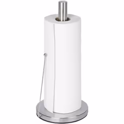 Portarotolo per carta da cucina pratico, con una barra che impedisce lo srotolamento involontario. Ø: 15 cm x H: 33 cm. Soluz ...